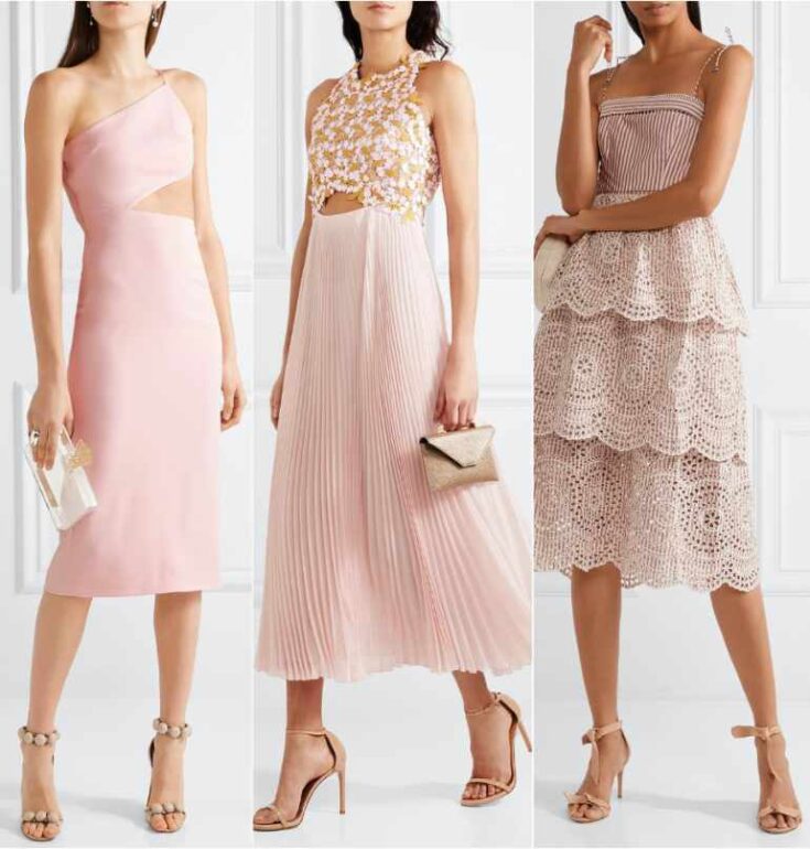 Blush Pink Dress What Color Shoes With Blush Or Light Pink Dress
