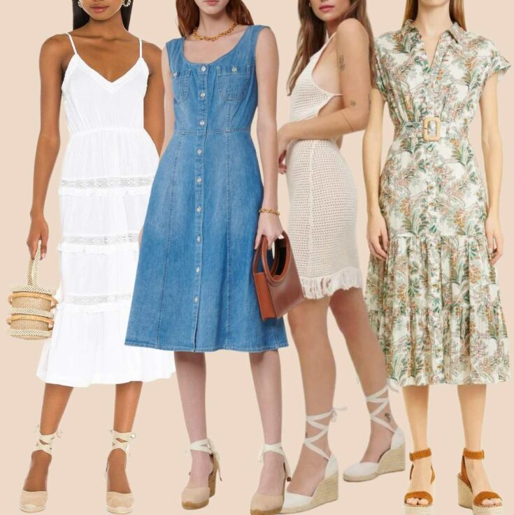 Best Shoes To Wear With Sundresses For Cute Summer Outfits