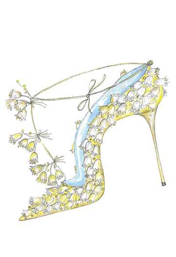 Sketched: Kate Middleton's Royal Wedding Shoes!