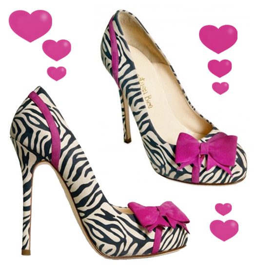 pink animal print shoes
