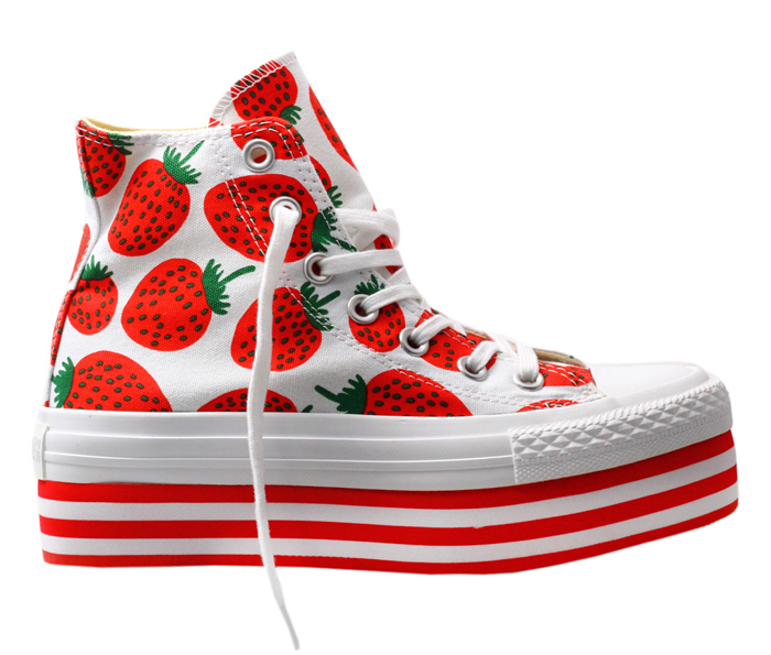 converse strawberry platform