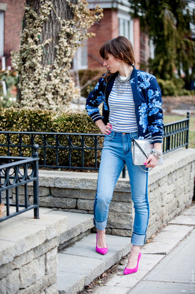 Pink Heels with Jeans: How to wear pink shoes with blue jeans