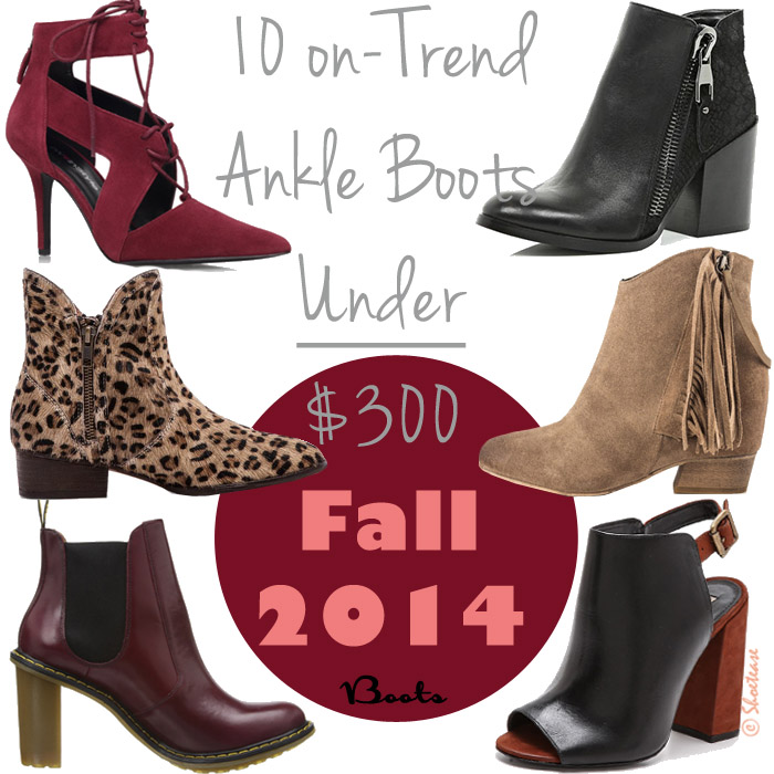 on trend ankle boots