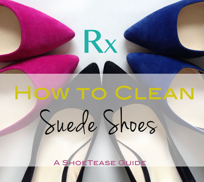 cleaning suede heels