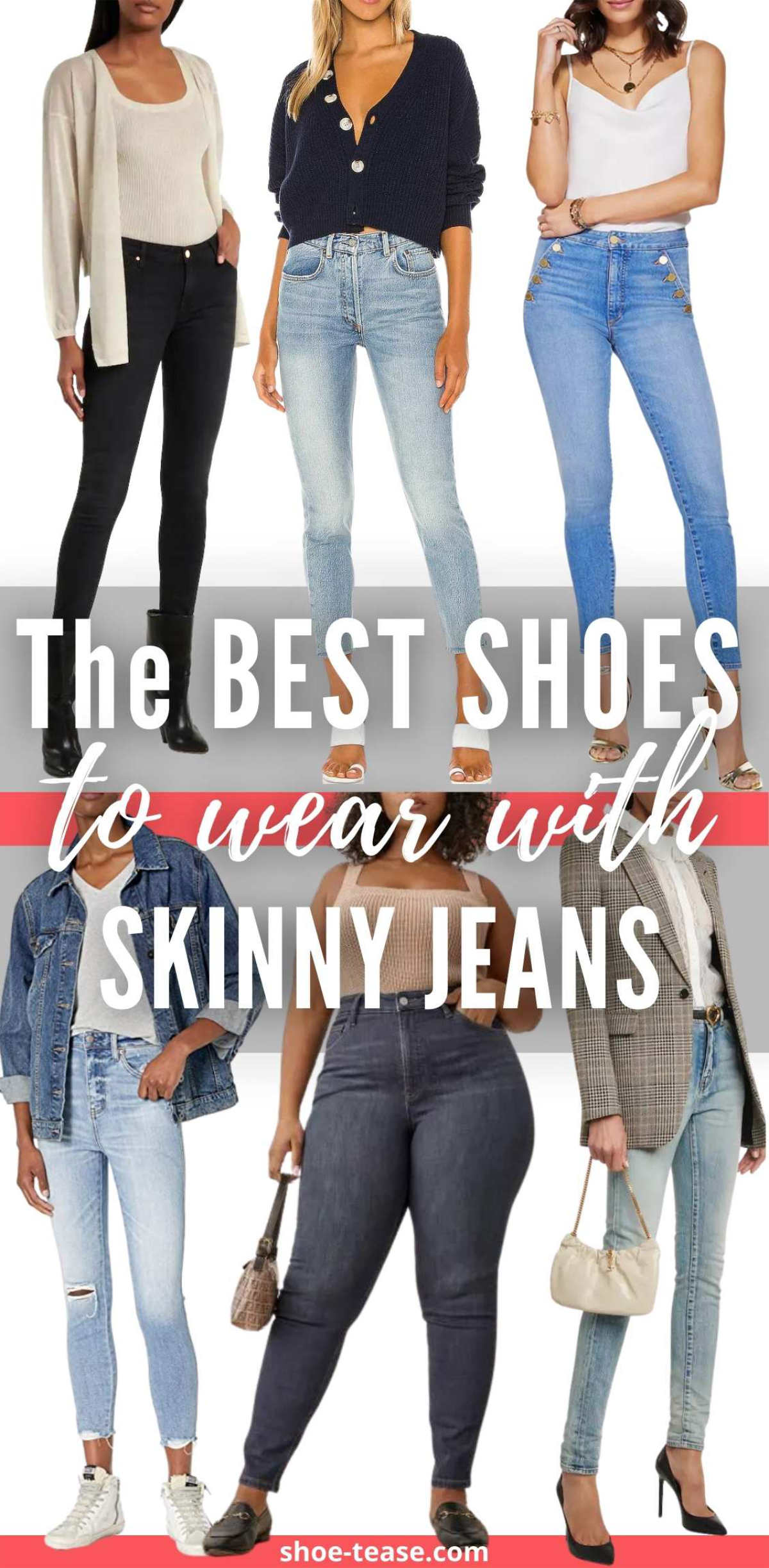 Total 77+ imagen what shoes to wear with skinny jeans