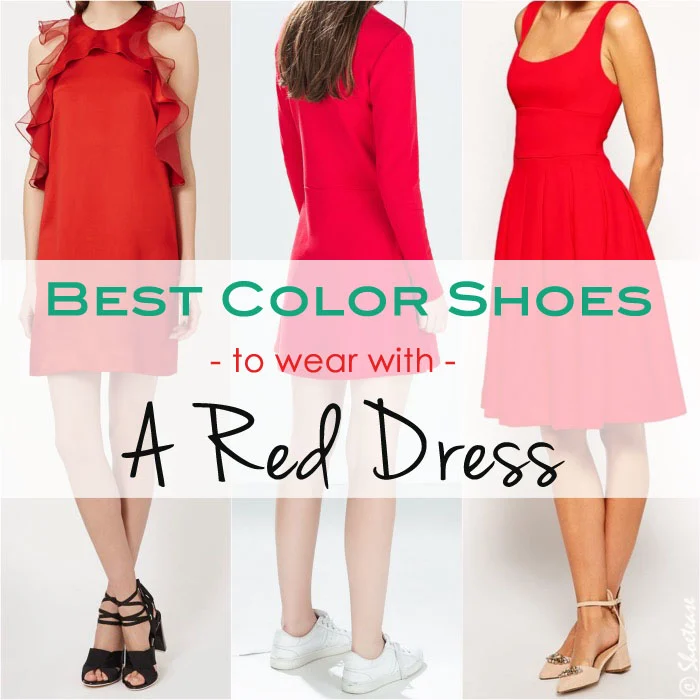 The 11 Best Shoe Colors To Wear With A Red Dress