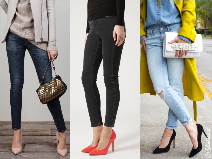 How to Wear Jeans with Heels