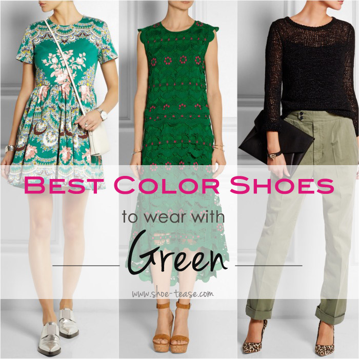 Best Color Shoes to Wear with Green Dress