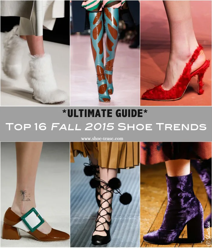 oven Lounge Kauwgom Top Fall 2015 Shoe Trends from the Top Runways