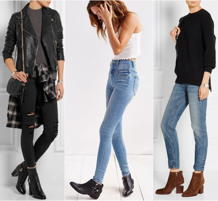 best jeans with ankle boots