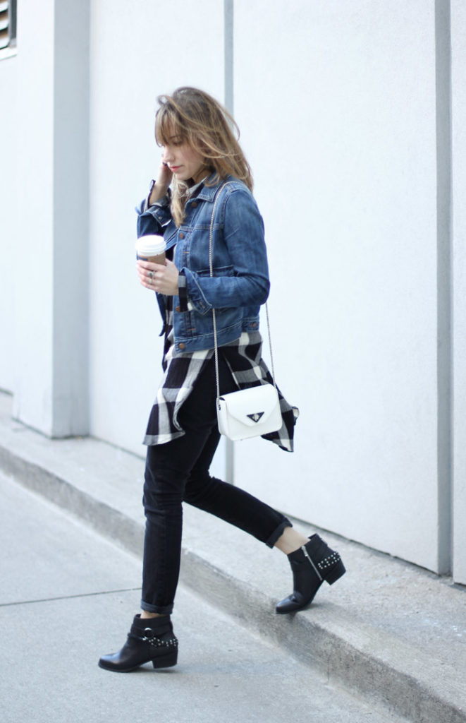 Black Western Style Ankle Boots & Spring Layers