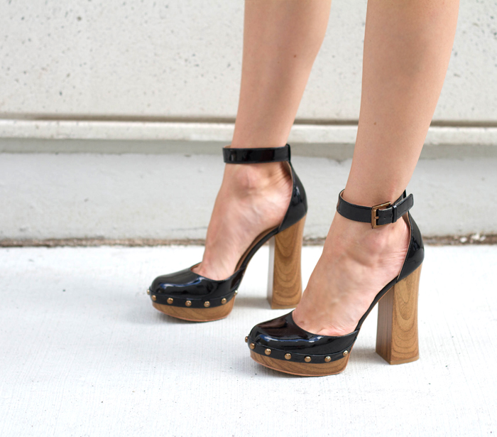 platform clog heels