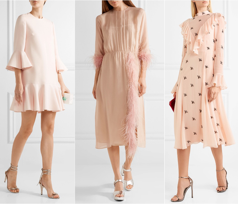 Pastel Pink Dress What Color Shoes with Light Pink Dress?