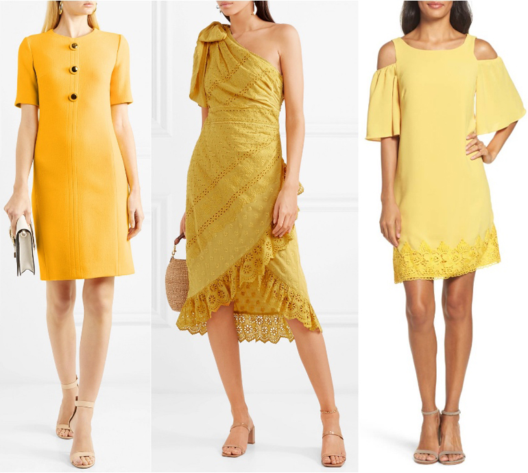 What Color Shoes with a Yellow Dress Blush