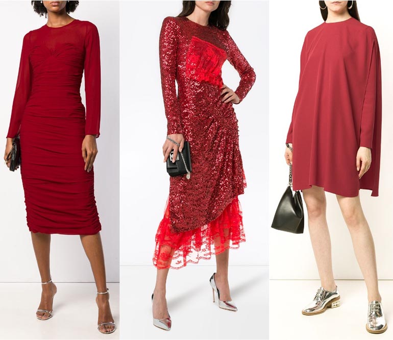 What Color Shoes to Wear with a Burgundy Dress & Burgundy Outfits