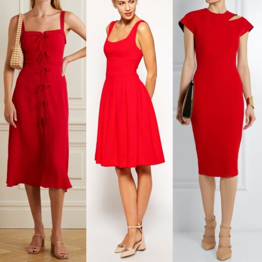 What Color Shoes to Wear with Red Dresses in 2024: The Very Best Picks!