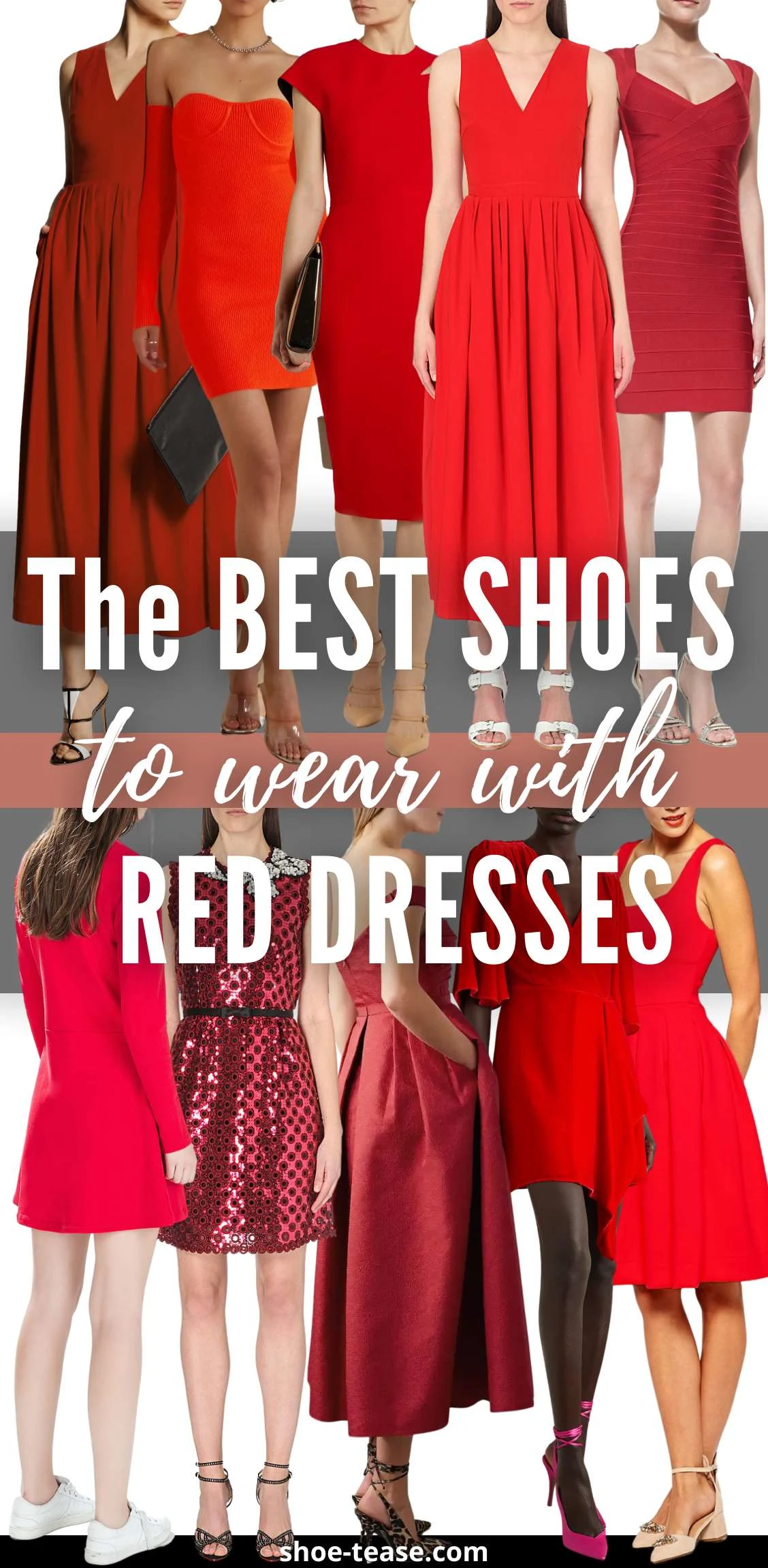 Red dress, what shoes? 5 Options for Different Occasions (My 39th
