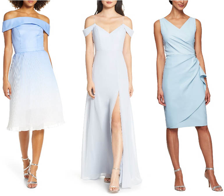 What Shoes to Wear With Light Blue Cocktail Dress - Kaufman Parliveartle