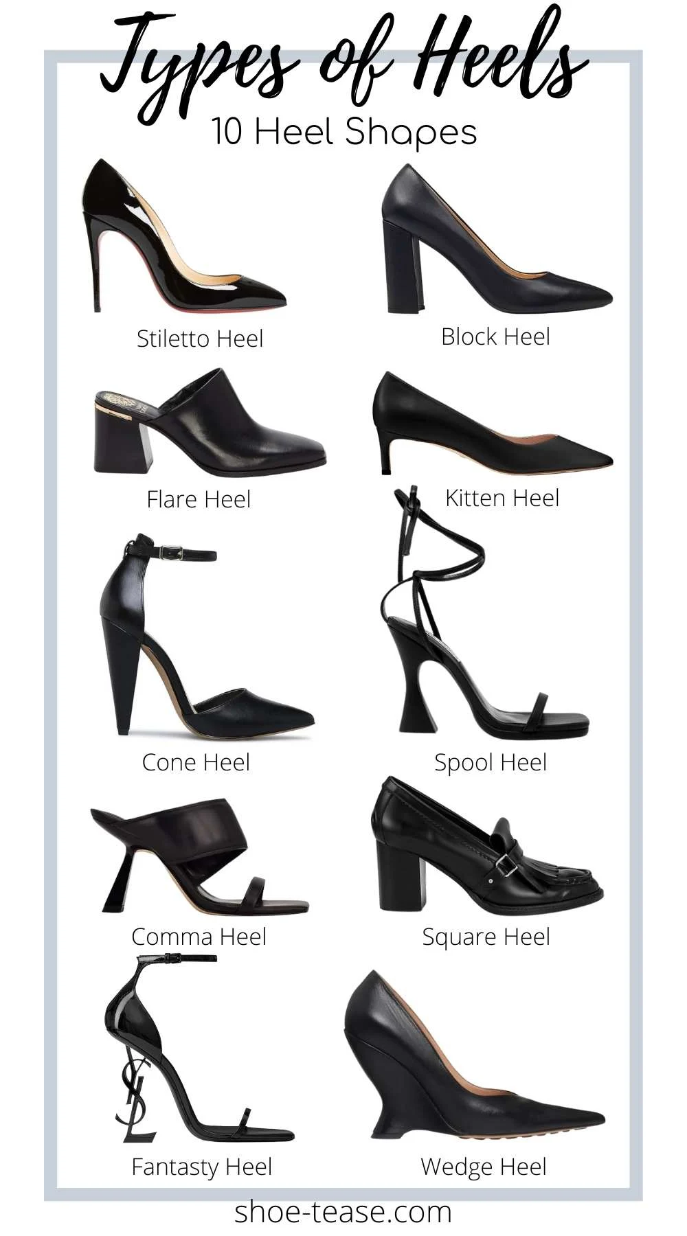 Plain Pointed Toe 6cm High-Heels Black │ D+AF Official Online Shop