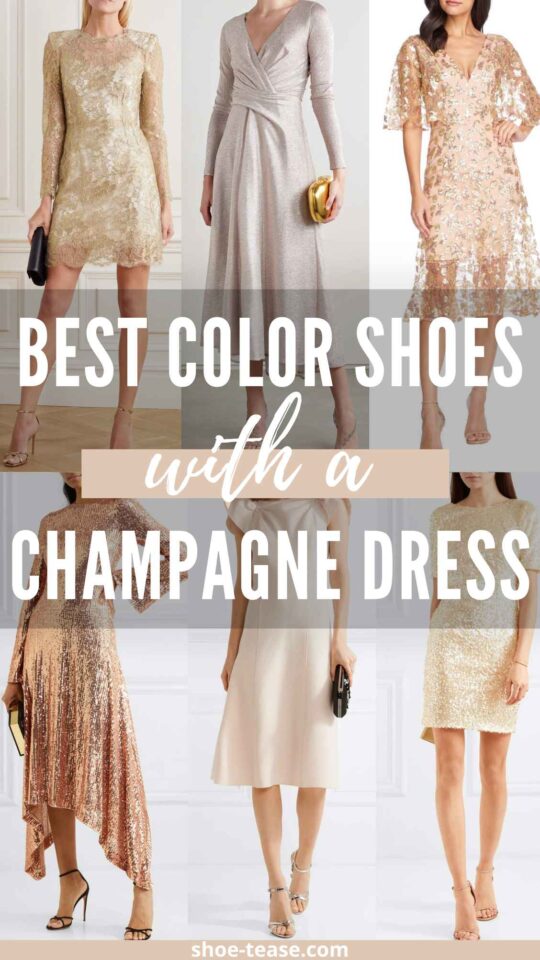 What Color Shoes with a Champagne Dress? 8 Options!