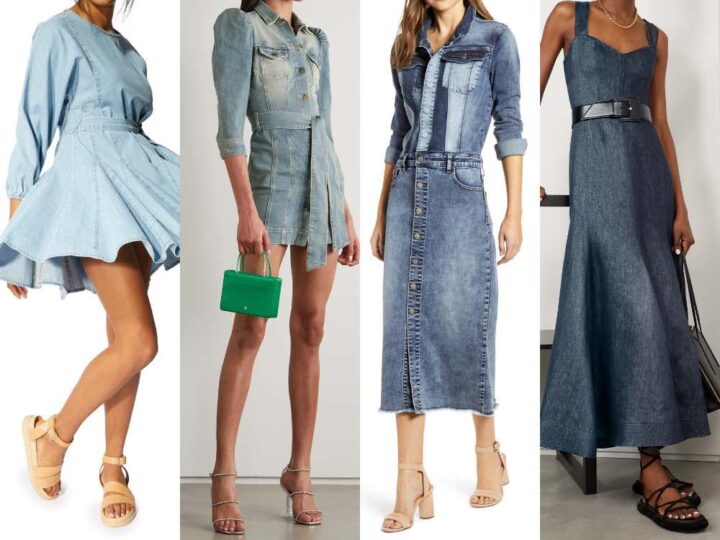 Learn What Shoes To Wear With Denim Dresses To Style A Denim Dress