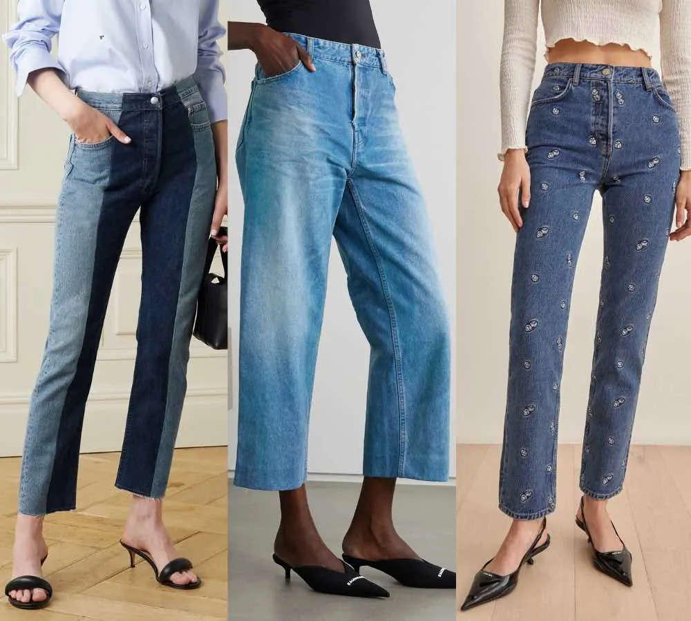 Wondering what shoes to wear with straight leg jeans? Or how to