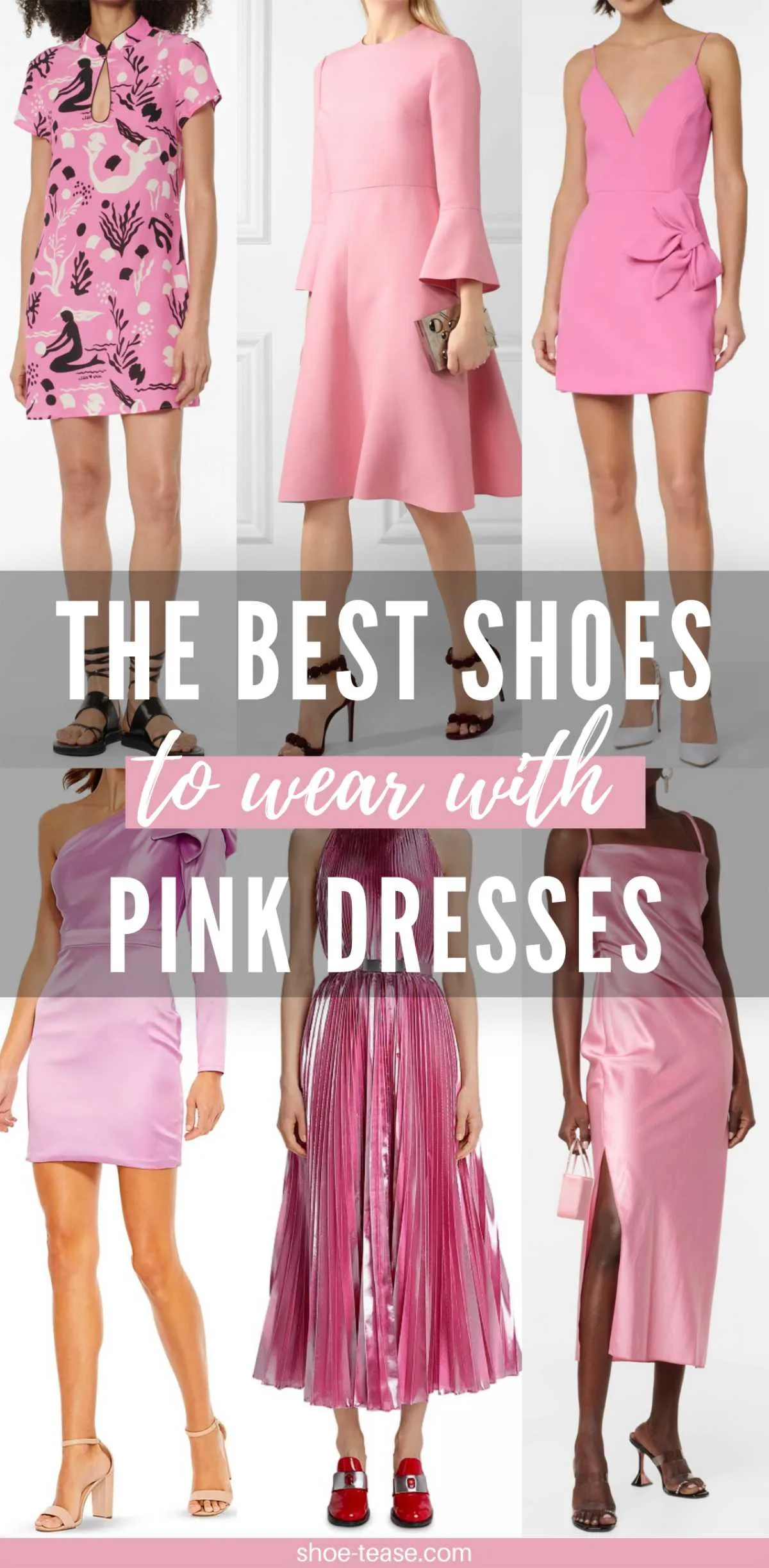 What Color Shoes to Wear with Pink Dress Outfits - 12 Best Colors!