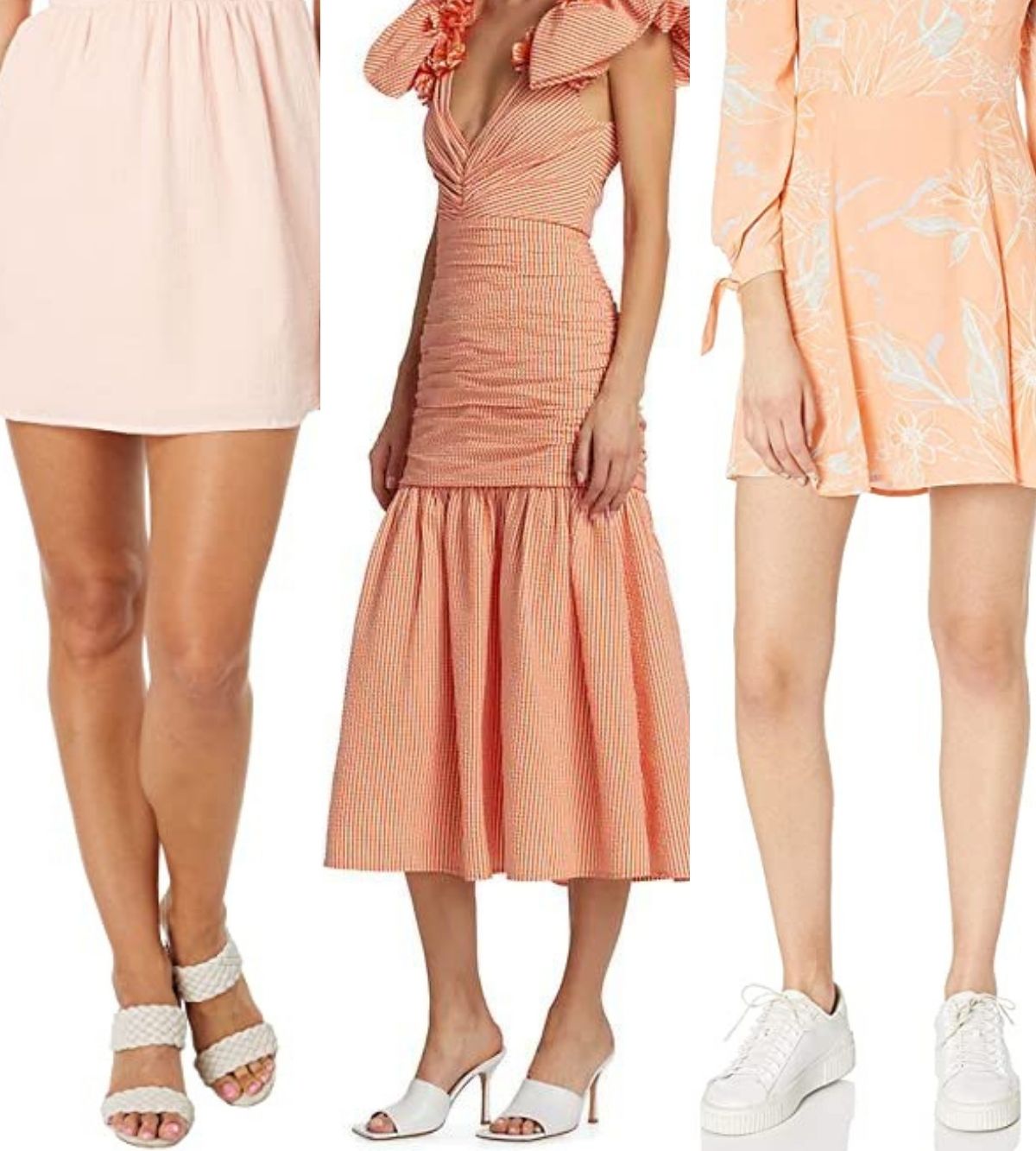 Best Color Shoes To Go With Peach Dresses Outfits A Color Guide | Hot ...