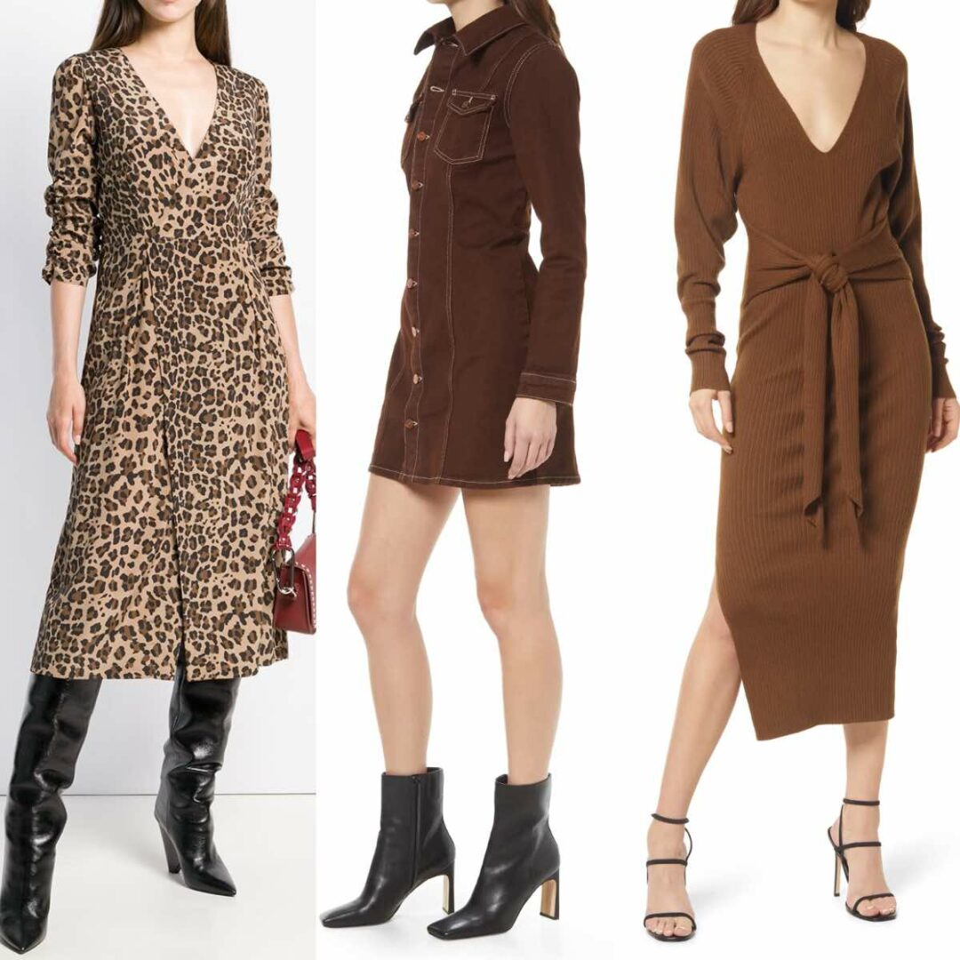 what-color-shoes-to-wear-with-brown-dresses-12-outfit-faves