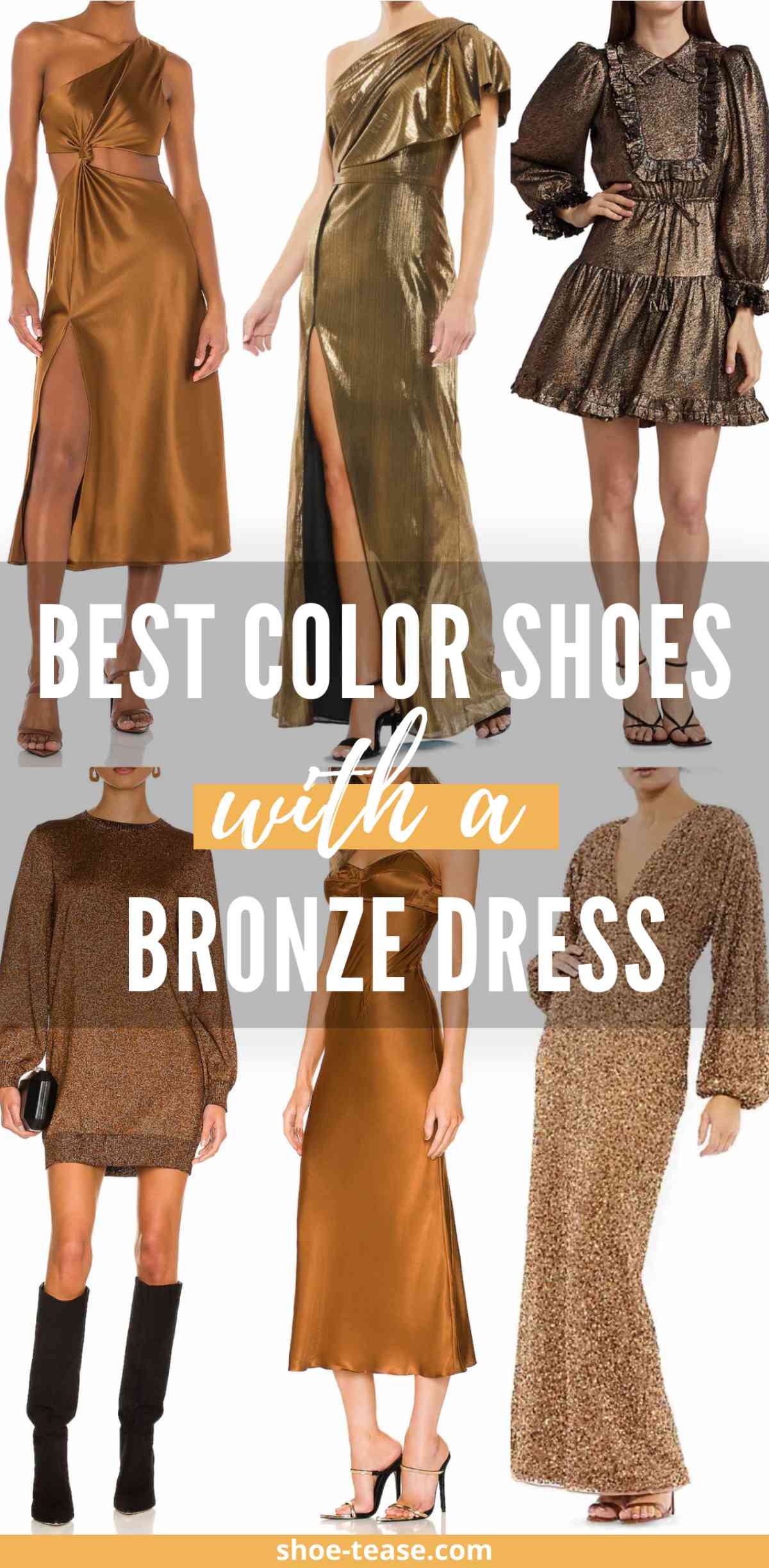 What Color Shoes to a Bronze Dress Outfit 9 Best Hues!