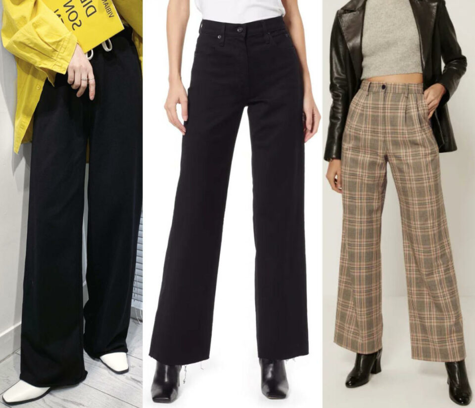 What Shoes to Wear with Wide leg Pants Outfits & Trousers 14 Styles