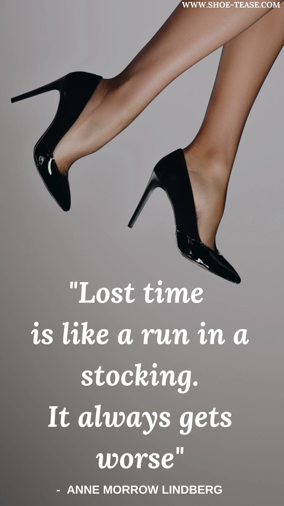 High Heel Shoe with cute inspiration and funny quotation Stock Photo by  ©amarosy 73820093