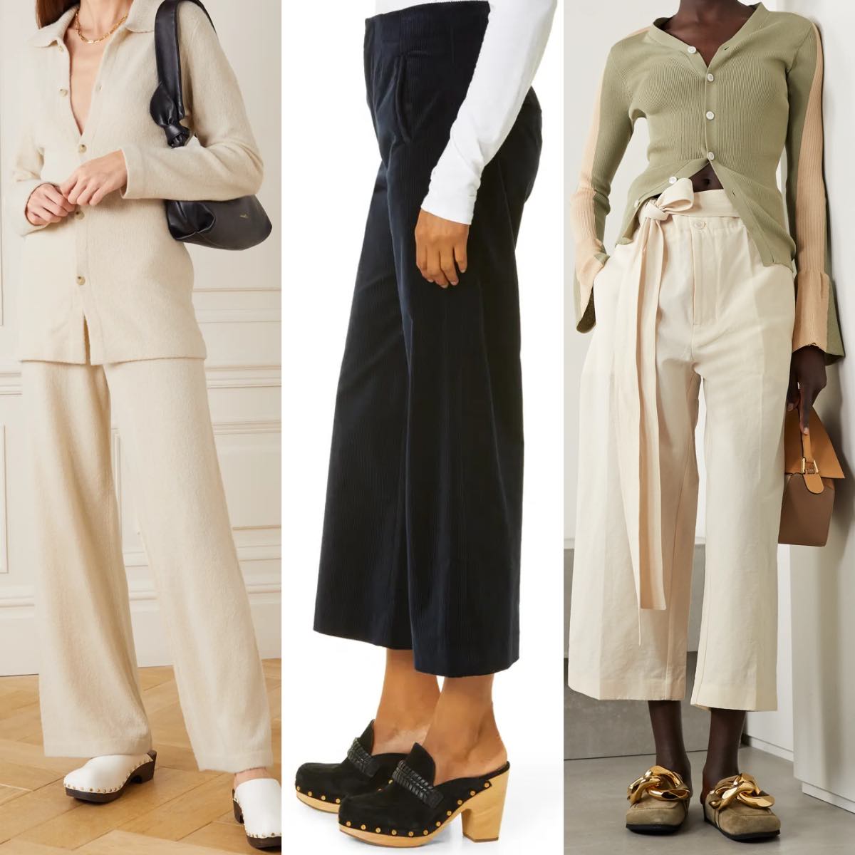 What Shoes to Wear with Wide leg Pants Outfits  Trousers  14 Styles