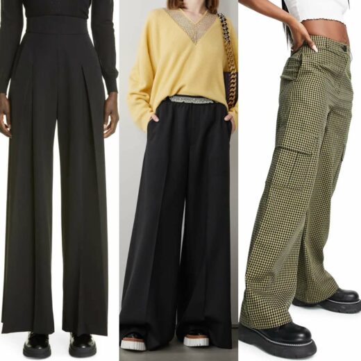 What Shoes to Wear with Wide leg Pants Outfits & Trousers - 14 Styles