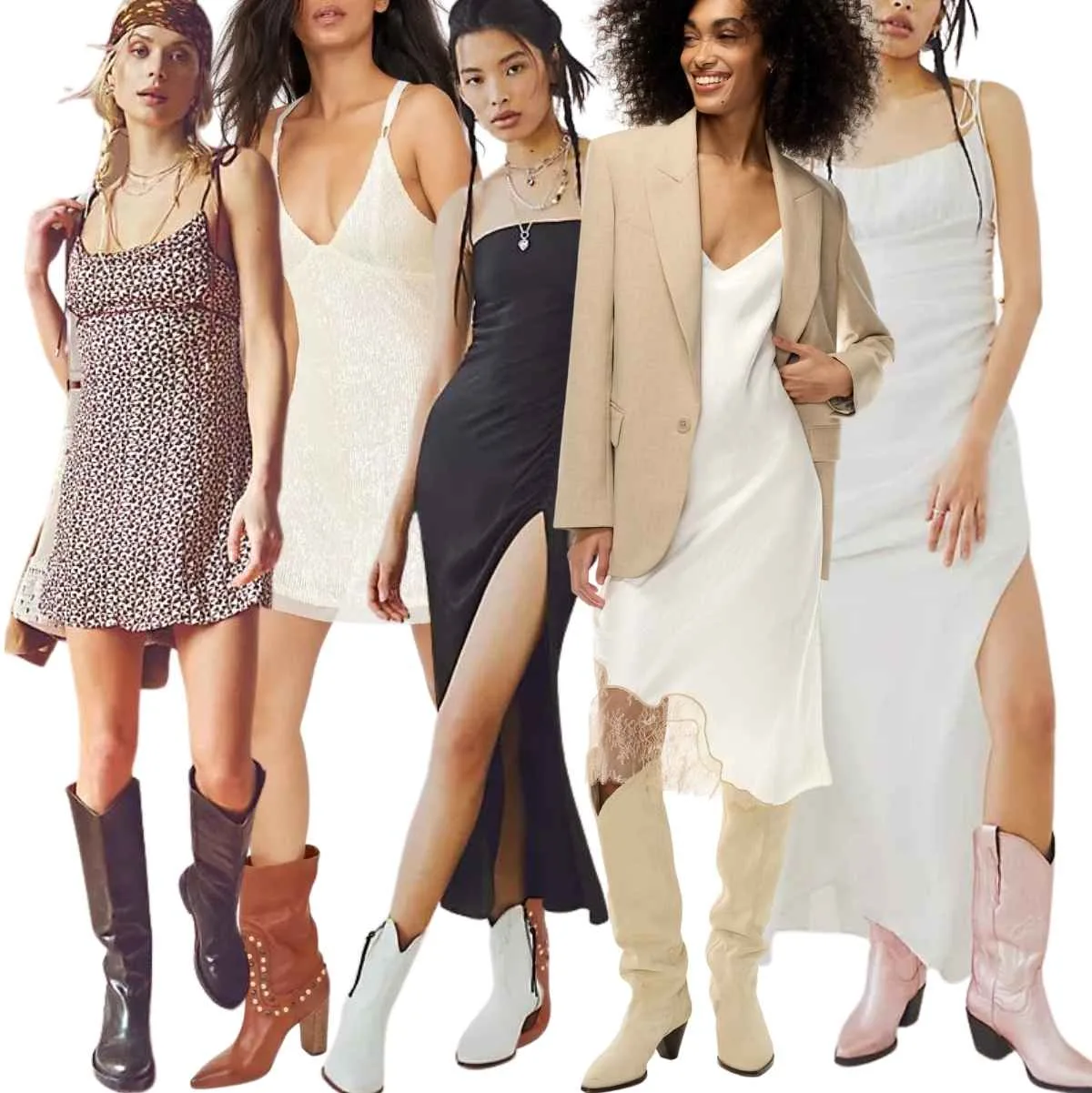 40+ Ways To Wear Dresses & Cowboy Boots — Dress For You Styling
