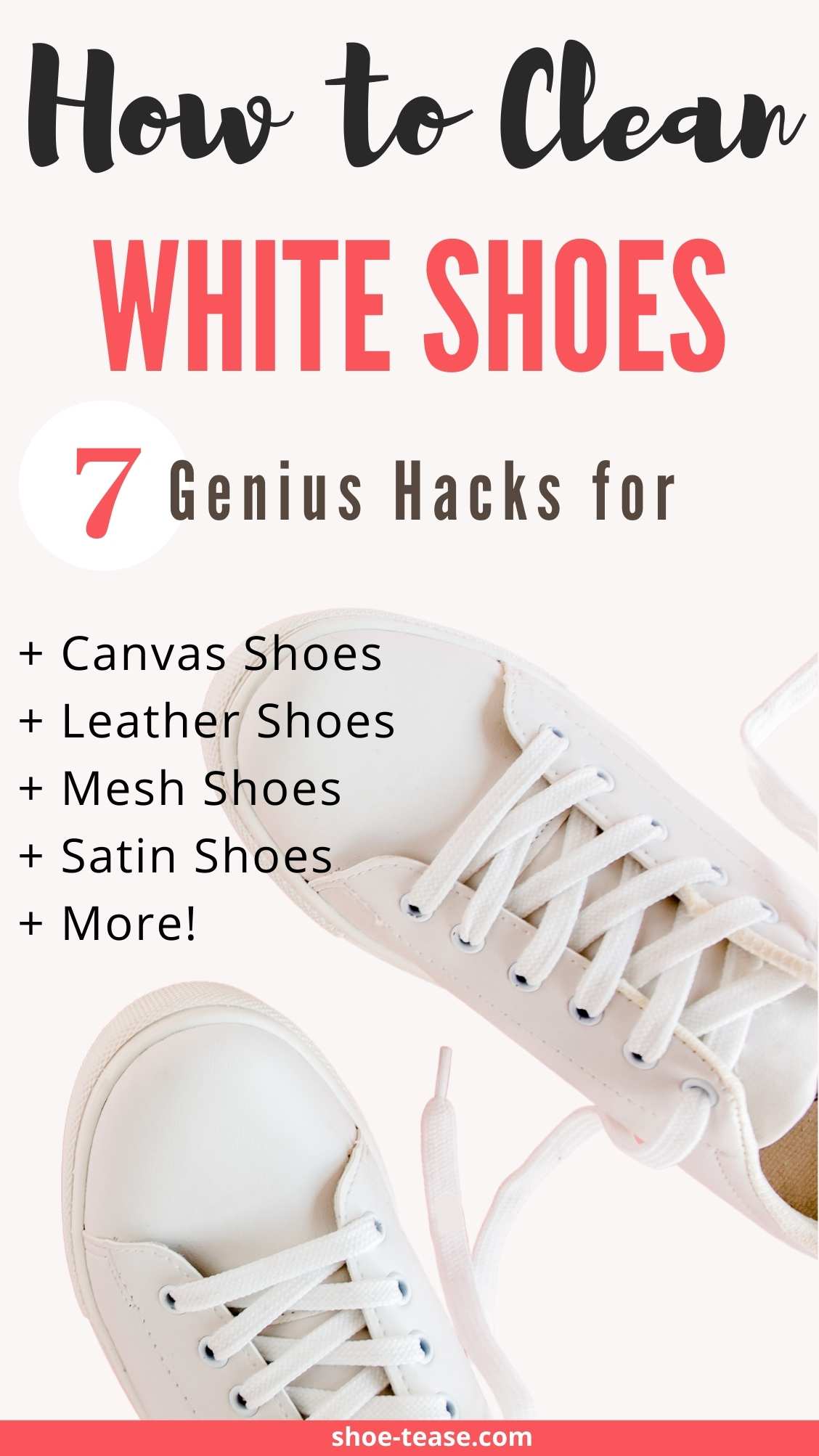 How to White Shoes & White Again 7 Easy