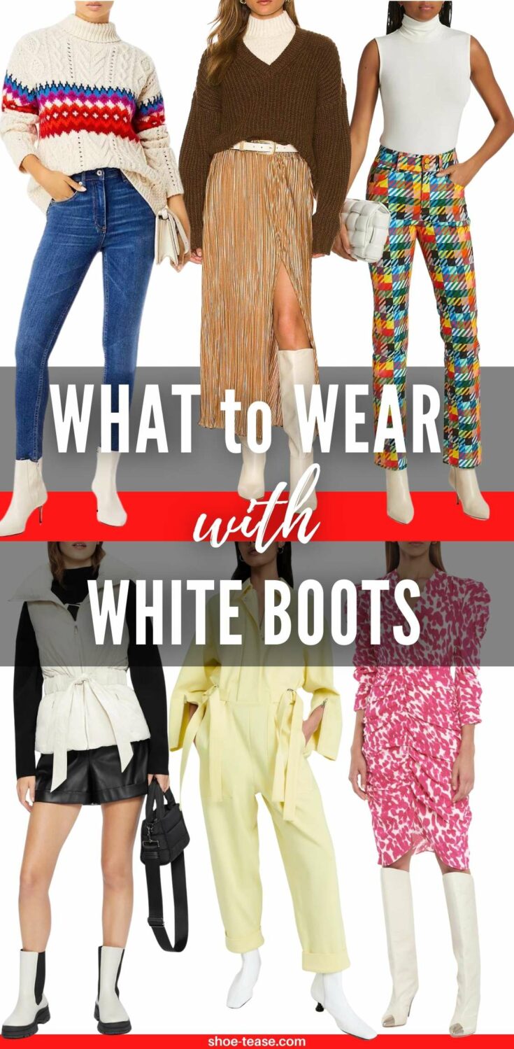 How to Wear White Boots Outfits 55 Ideas with White Ankle to Knee Boots