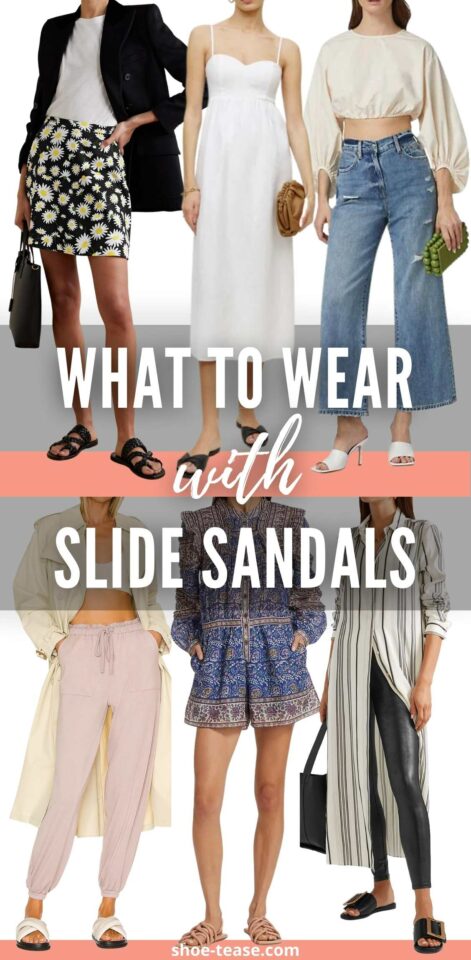 How to Wear Slides - 5 Tips & 50 Slides Outfit Ideas for Women ...