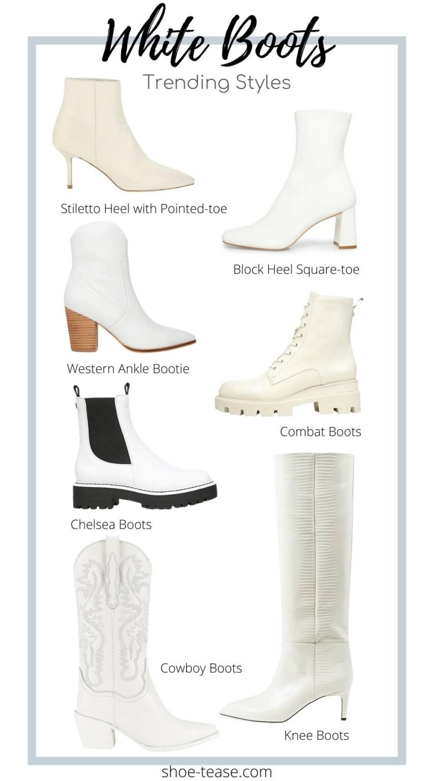 How to Wear White Boots Outfits 55 Ideas with White Ankle to Knee Boots