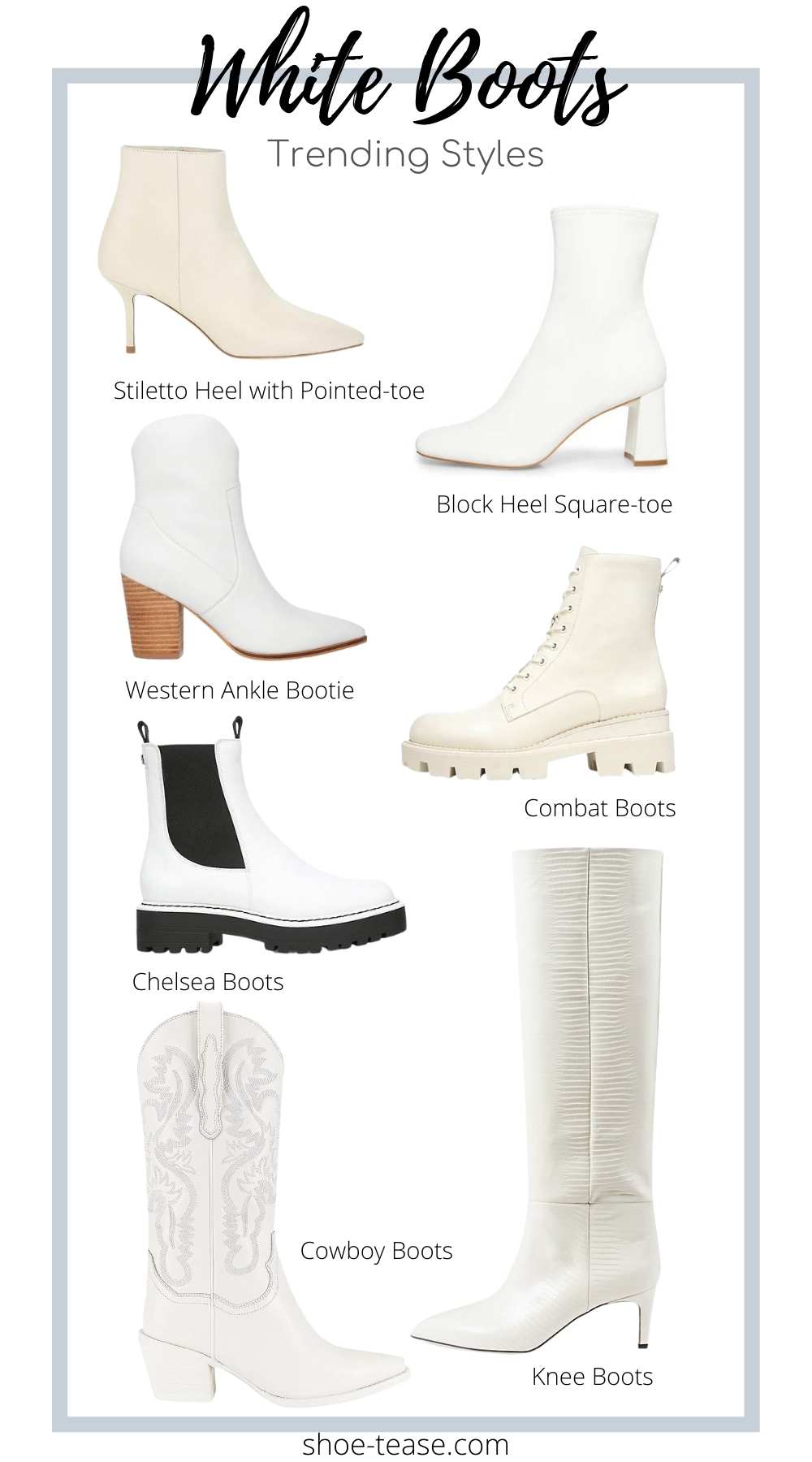 How to Wear White Boots Outfits - 55 Ideas with White Ankle to Knee Boots