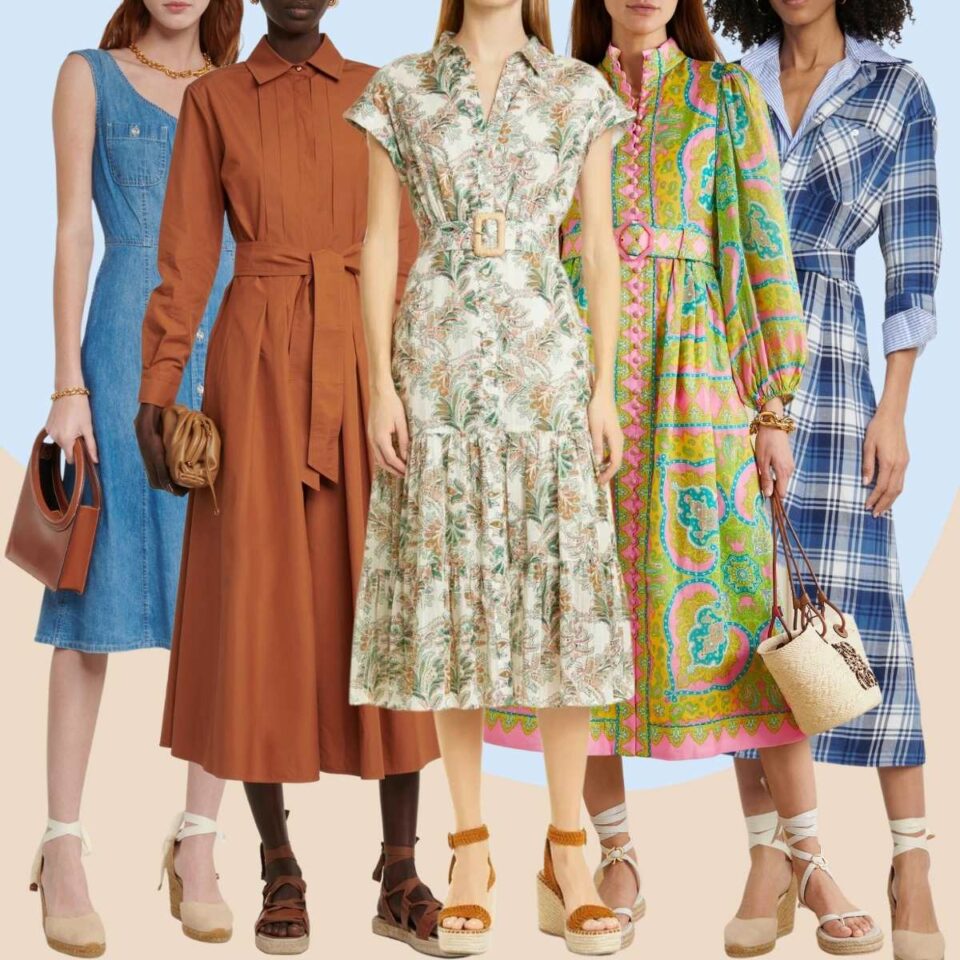 what-shoes-to-wear-with-a-shirt-dress-15-best-styles-for-all-seasons