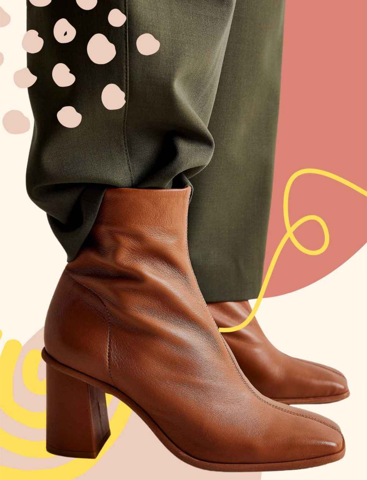 GoWithAnything Beige Ankle Booties  Fashion Jackson