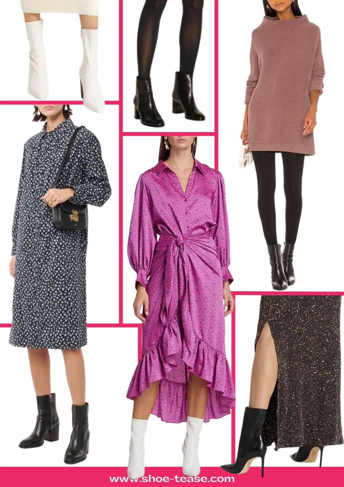 How to Wear Ankle Boots with Dresses: The Ultimate Picture Guide