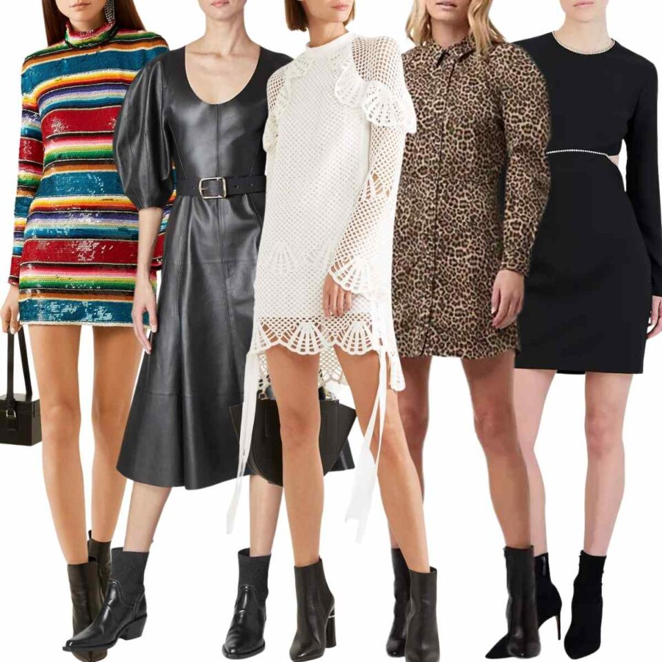 How to Wear Ankle Boots with Dresses The Ultimate Picture Guide