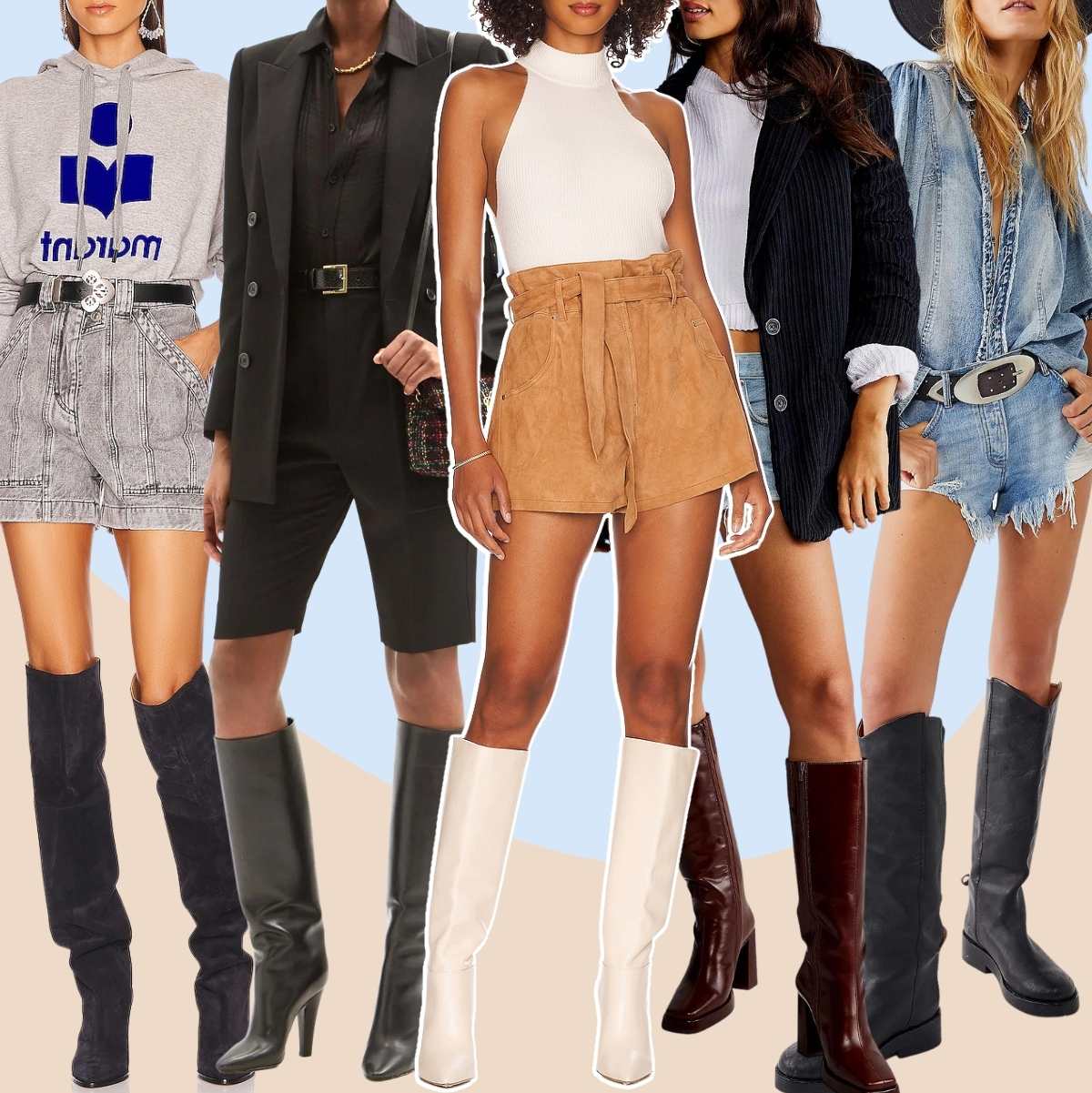 Knee Boots With Shorts | vlr.eng.br
