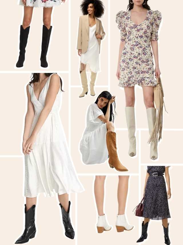 Best Cute Dresses To Wear With Cowboy Boots Story