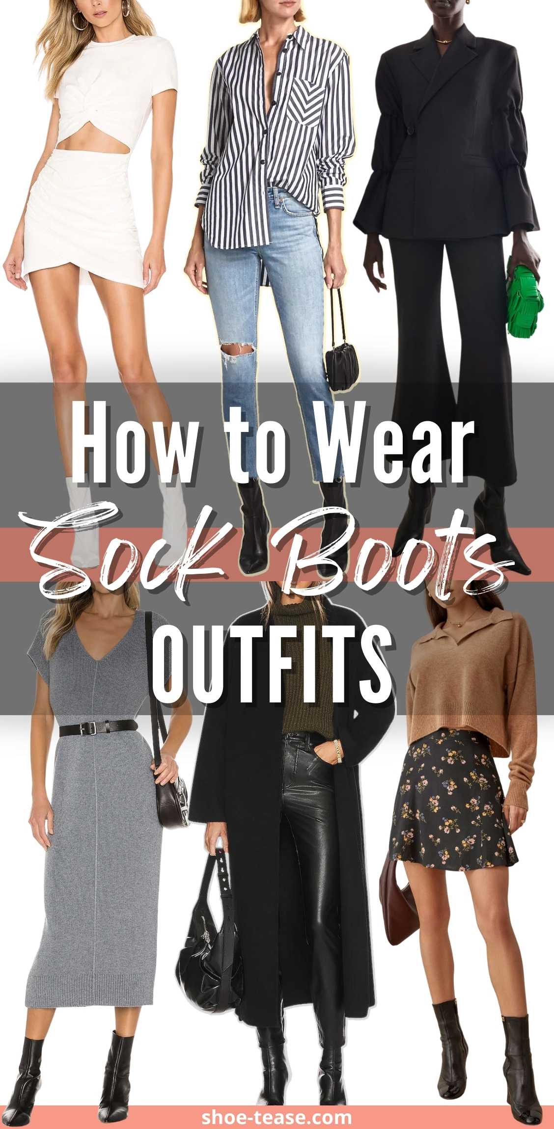 How to Wear Sock Boots Outfits - 25 Sock Bootie Outfit Ideas