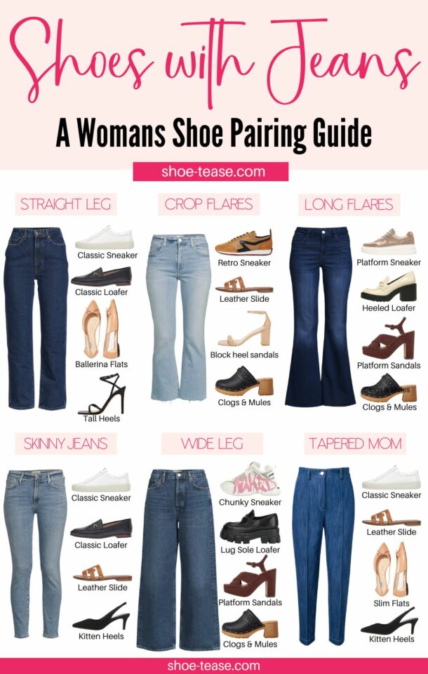 Best Shoes to Wear with Jeans for Women in 2024