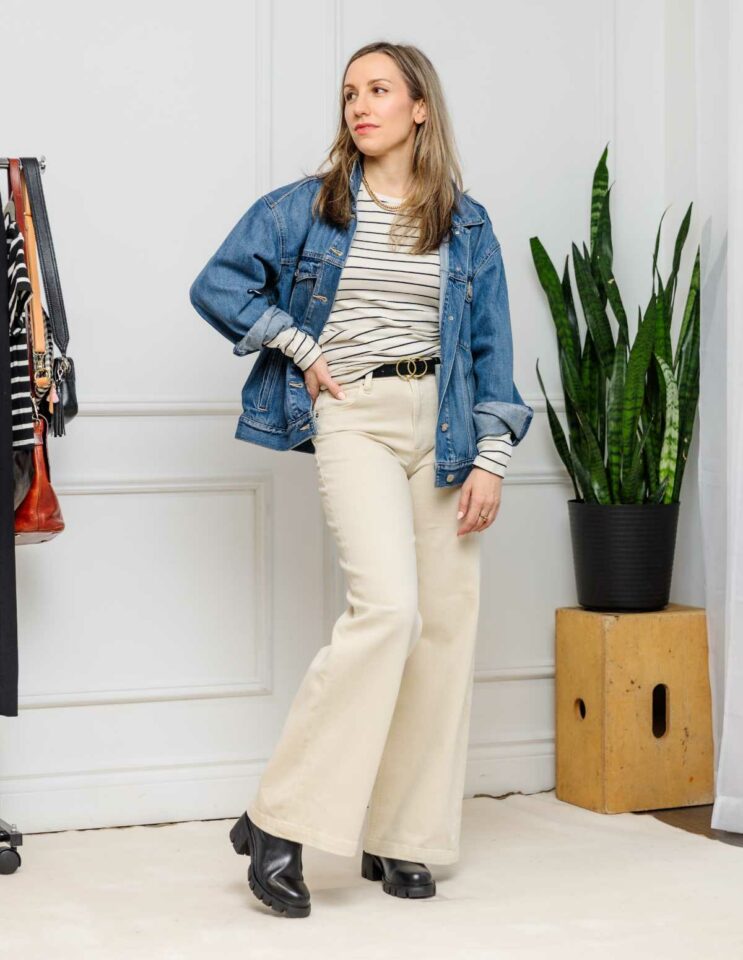 What Shoes to Wear with Wide Leg Jeans for Fall/Winter Outfits