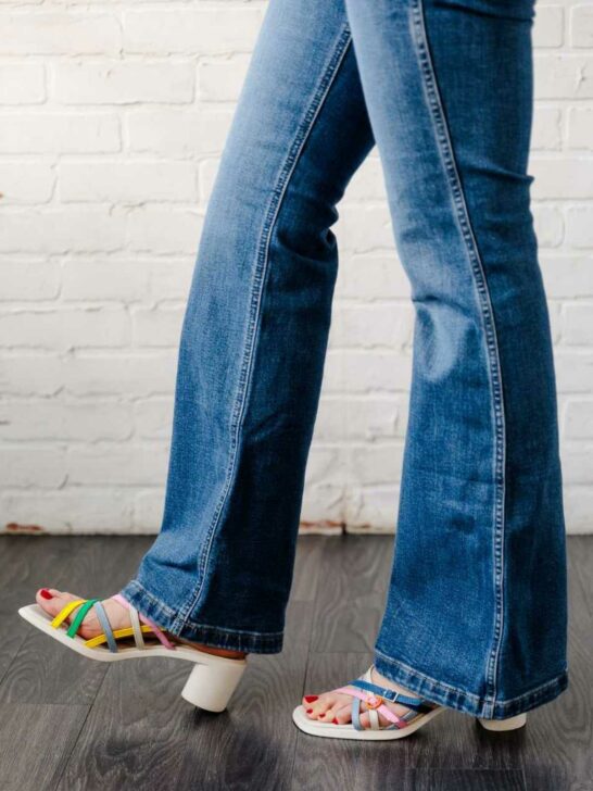 These are the Shoes I’m Wearing with Full-Length Flare Jeans this Spring/Summer